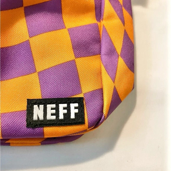 Neff Momentum Crossbody Bag Orange / Purple / Black bag width 8 in NWT - Picture 4 of 7